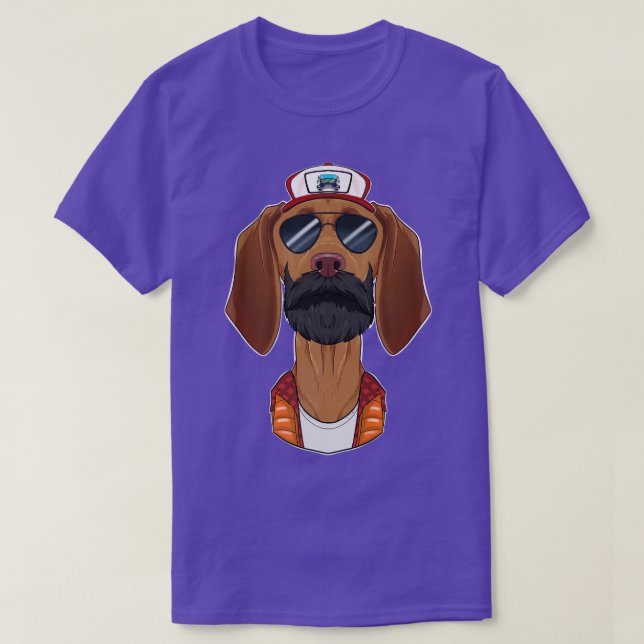 T-shirt Chauffeur de camion Chien I Vizsla (Design devant)