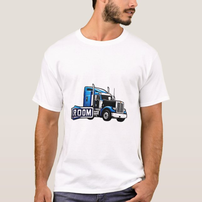 T-shirt Chauffeur de camion de chambre professionnelle (Devant)