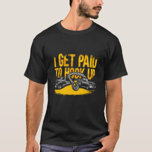 T-shirt Chauffeur de camion de remorque Trucker d'opérateu