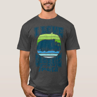 T-shirt Chauffeur de camion de vidange Big Rig I LOVE GARB