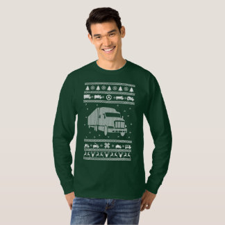T-shirt Chauffeur de camion Douille de Noël moche