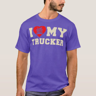 T-shirt Chauffeur De Camion J'Aime Mon Camion