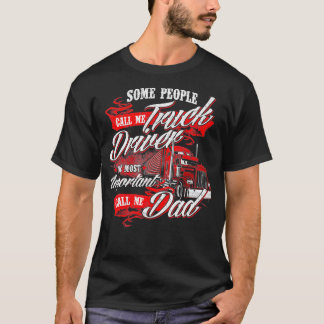 T-shirt Chauffeur de camion Papa Camionneur Camionneur Sem