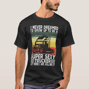 T-shirt Chauffeur De Camions Pour Camionneurs Femmes Camio