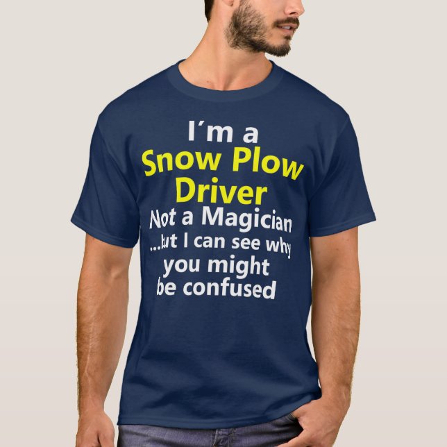 T-shirt Chauffeur de souffle de neige amusant Chariot Cami (Devant)