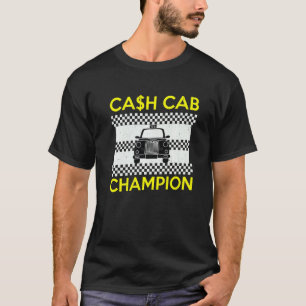 T-shirt Chauffeur de Taxi Cash Cab Meilleur Emploi au Mond