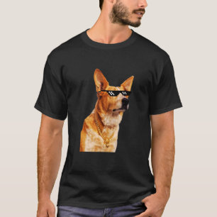 T-shirt Chauffeur rouge à l'attitude Vêtement de chien de 