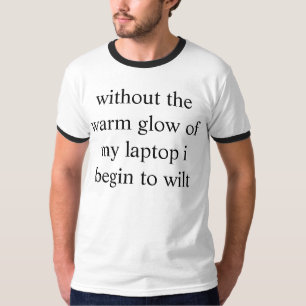 T-shirt chauffez la lueur