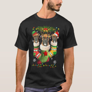 T-shirt Chaussettes de Noël Boxer Lumière de l'Arbre de No