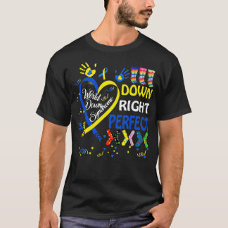 T-shirt Chaussettes de sensibilisation de la Journée mondi