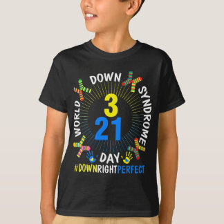 T-shirt Chaussettes de sensibilisation de la Journée mondi