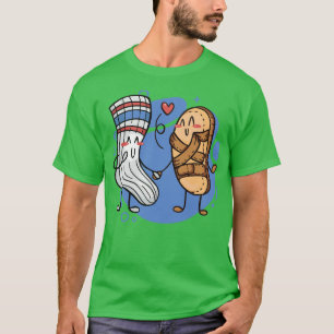 T-shirt Chaussettes et sandales amusantes le parfait accor