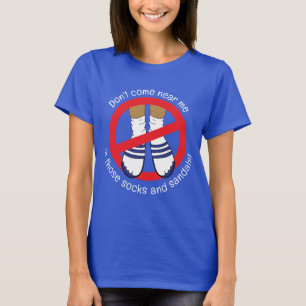 T-shirt Chaussettes et sandales qui dérangent papa