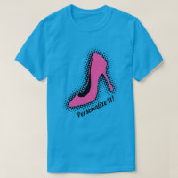 Chaussure à talon rose rétro