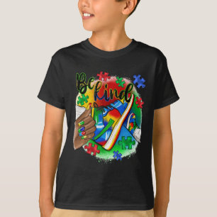 T-shirt Chaussure afro Sois gentil Journé de la sensibilis