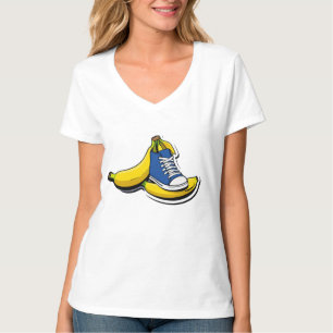 T-shirt Chaussure avec des bananes