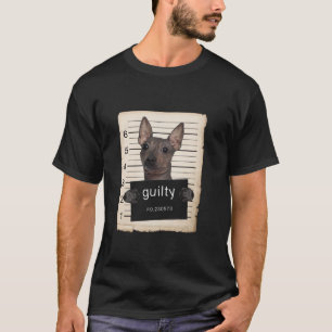 T-shirt Chaussure de chien de terrier américain sans cheve