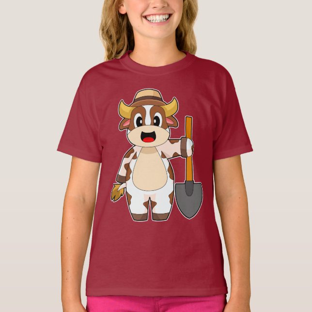 T-shirt Chaussure d'éleveur de vache (Devant)