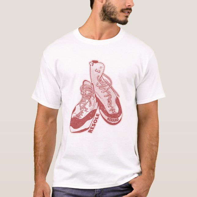 T-shirt Chaussure escalade de roche (Devant)