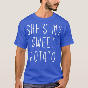 T-shirt Chaussure ma patate sucrée je yam pour couple que