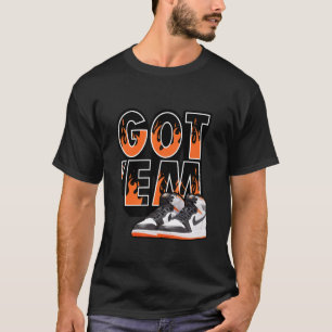 T-shirt Chaussures A Em Basket Match 1 High Og Electro Ora