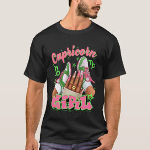 T-shirt Chaussures Capricorne Fille Anniversaire Reine Ast
