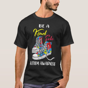 T-shirt Chaussures de sensibilisation à l'autisme à semell