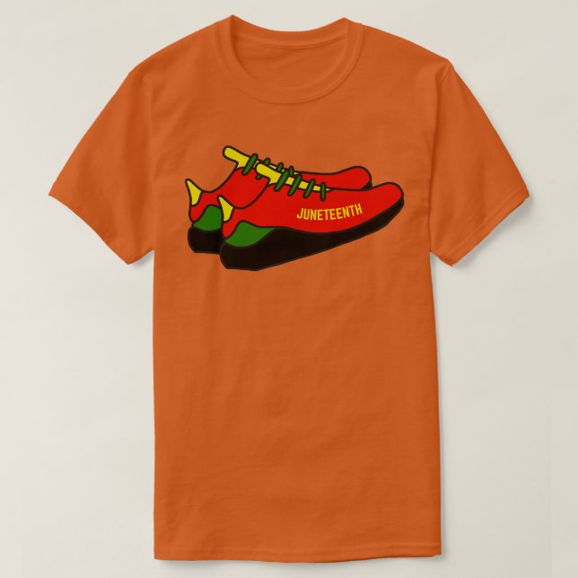 T-shirt Chaussures de Tennis Basket Junetten (Design devant)