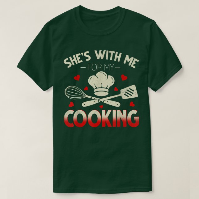 T-shirt Chaussures Drôle Avec Moi Pour Ma Cuisine Cute Coo (Design devant)
