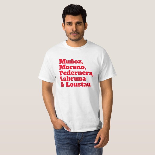 T-shirt Chaussures en toile la Machine River Plate (Devant entier)