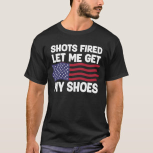 T-shirt Chaussures Jetées Laissez-Moi Obtenir Mes Chaussur