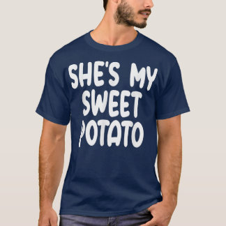 T-shirt Chaussures Ma Pomme De Terre Sucrée Je Yam Matchin