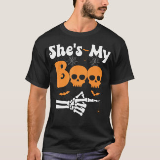 T-shirt Chaussures Mon Boo Skeleton Couples Couple Couple 