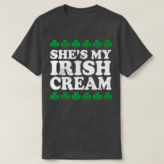 T-shirt Chaussures Mon Jour de la Saint Patrick de crème i (Design devant)