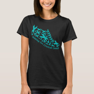 T-shirt chaussures pour cancer du col utérin