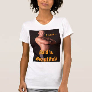 T-shirt "Chauve est le beau" débardeur de dames