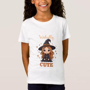 T-Shirt Chauve sorcière d'Halloween   Éffrayant adorable