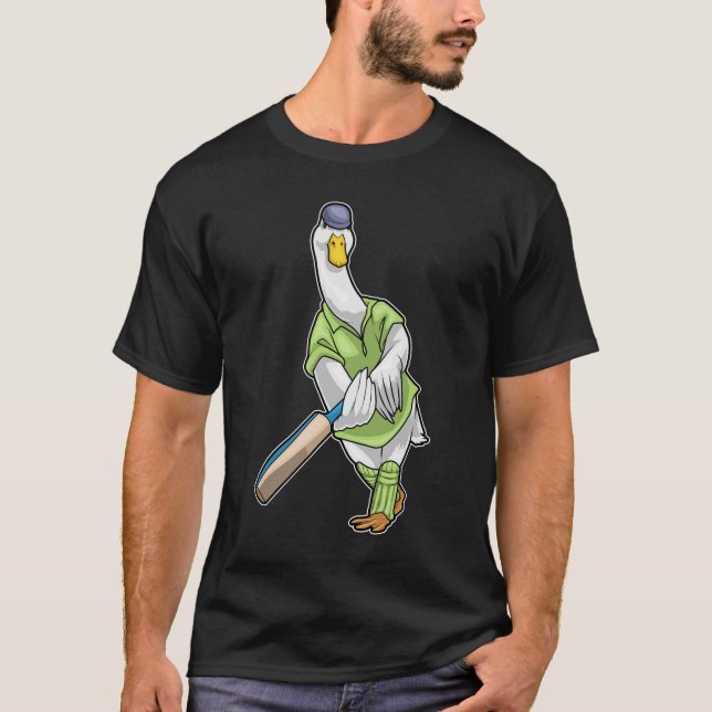 T-shirt Chauve-souris cricket de canard (Devant)