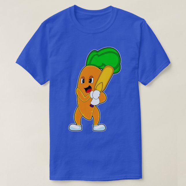 T-shirt Chauve-souris de cricket de carotte (Design devant)