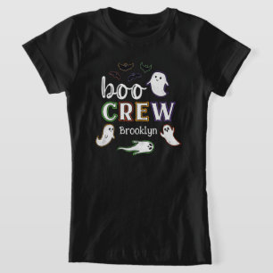 T-Shirt Chauve-souris Éffrayante noire et fantômes Hallowe
