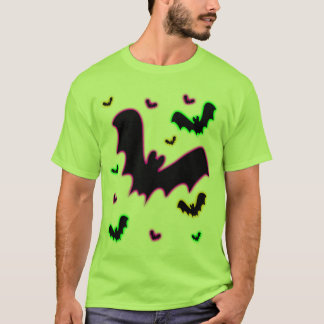 T-shirt Chauves-souris à lueur de vampire