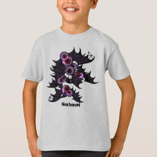 T-shirt Chauves-souris Éffrayantes aux yeux ronds personna