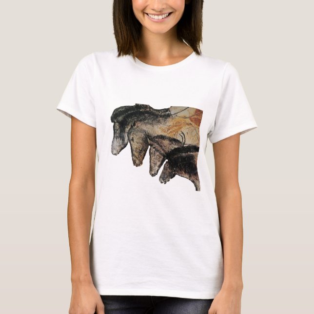 T-shirt Chauvethorses Grotte Chauvet, Ardèche, France (Devant)