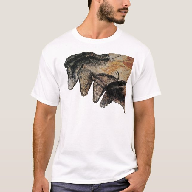 T-shirt Chauvethorses Grotte Chauvet, Ardèche, France (Devant)