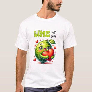 T-shirt Chaux Drôle Tout Votre Punny Valentine