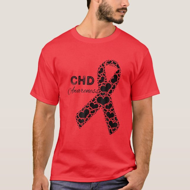T-shirt CHD Awareness Congenital Heart Defect Awareness (Devant)