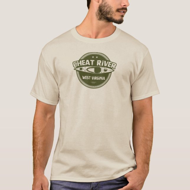 T-shirt Cheat River, Virginie-Occidentale (Devant)