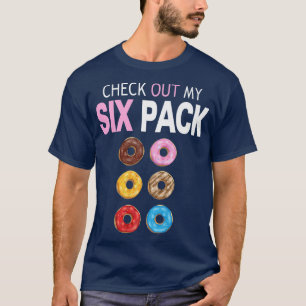 T-shirt Check Out My Six Pack Donut - Funny Gym Workout Pr