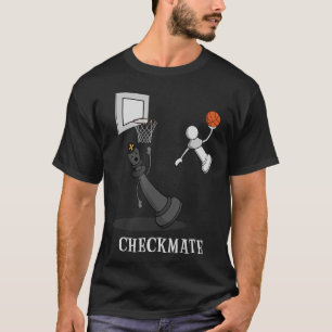 T-shirt Checkmate Chess Basketball Jeu Board King
