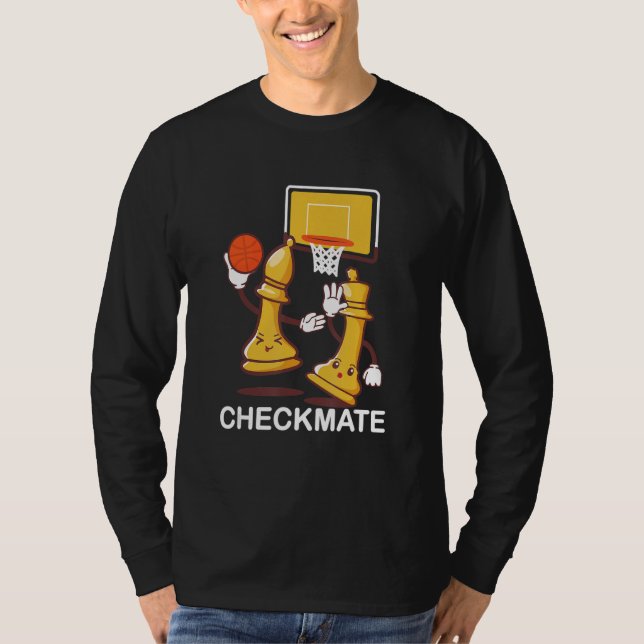 T-shirt Checkmate Playing Chess Game Bishops Chessboard Ch (Devant)